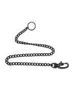 Portfele - Łańcuszek antykradzieżowy do portfela Wallet chain - Czarny - miniaturka - grafika 1