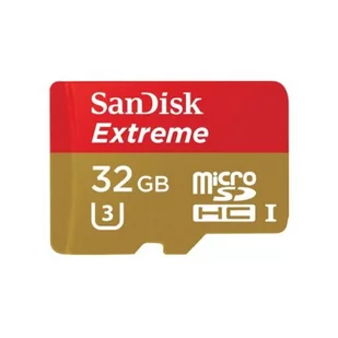 SanDisk MicroSDHC 32 GB Extreme 100MB/s A1 C10 V30 UHS-I U3 (173420) - Karty pamięci - miniaturka - grafika 1