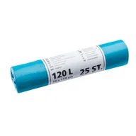 Worki na śmieci - Worki FlexStandart 120 l 0,03 mm niebieskie 25 sztuk Scley - miniaturka - grafika 1