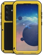 Etui i futerały do telefonów - LOVE MEI Etui Pancerne + szkło Powerful do Galaxy S24, żółte - miniaturka - grafika 1