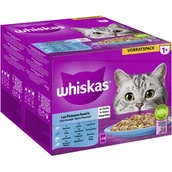 Mokra karma dla kotów - Whiskas 1+ Wielopak Ryba Wybór w galarecie 24 x 85 g - miniaturka - grafika 1