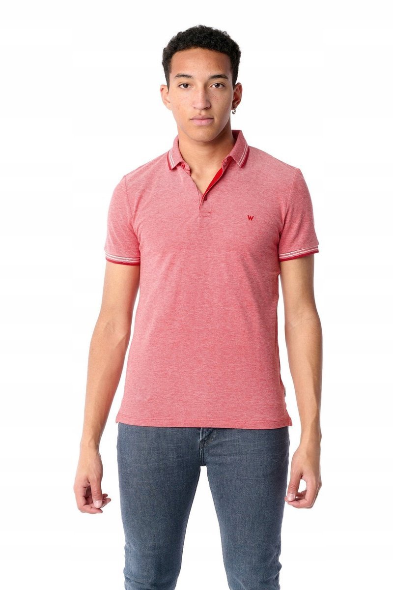 WRANGLER REFINED POLO FORMULA RED W7D6KHXWO XXL
