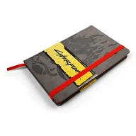 Zeszyty szkolne - Szary Samurai 21 x 13.7 cm Papier Zeszyt Notatnik Cyberpunk 2077 - miniaturka - grafika 1