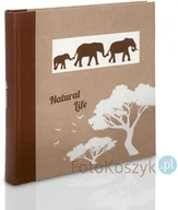 Albumy fotograficzne - Album Zep Natural Life słonie XL (tradycyjny 100 brązowych stron) - miniaturka - grafika 1