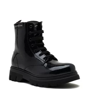 Tommy Hilfiger Botki | z dodatkiem skóry - Buty dla dziewczynek - miniaturka - grafika 1