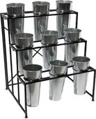 Donice - Art-Pol Stojak metalowy Na Kwiaty do Kwiaciarni 9 osłonki - miniaturka - grafika 1