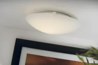 Oprawy, klosze i abażury - Lampa sufitowa Standard - kolor biały - 25326001 - miniaturka - grafika 1