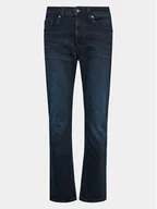 Spodnie męskie - Mustang Jeansy Orlando 1013321 Granatowy Slim Fit - miniaturka - grafika 1