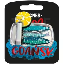 Magnes I love Poland Gdańsk ILP-MAG-A-GD-31 - Magnesy - miniaturka - grafika 1