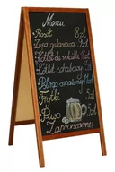 Tablice i flipcharty - Potykacz reklamowy z tablicą kredową w rozmiarze 60x120 cm - miniaturka - grafika 1