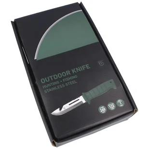 Zestaw 10 szt noży Eyeson by Lindbloms Hunting/Fishing Knife Green Stainless (VT-333x10) - Noże - miniaturka - grafika 3