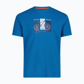 Koszulki sportowe męskie - Koszulka męska CMP 30T5057 pacific - miniaturka - grafika 1