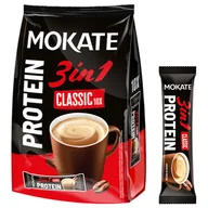Cappuccino i kawy smakowe - Napój Kawowy Instant Napój 3w1 3in1 Mokate Classic Protein 10szt - miniaturka - grafika 1