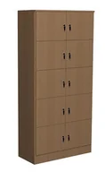 Meble do szkół i przedszkoli - Szafa na podręczniki - 10 schowków, typ E - miniaturka - grafika 1