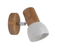 Lampy ścienne - Spot-Light DO2225151 - Kinkiet punktowy NEL 1xE27/15W/230V sosna - miniaturka - grafika 1