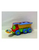 Samochody i pojazdy dla dzieci - Polesie 46529 "Kiesza", wywrotka z klockami w siatce - miniaturka - grafika 1