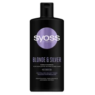 Szampony do włosów - Syoss szampon neutralizujący Blonde Silver 440ml - miniaturka - grafika 1