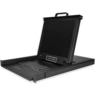 Akcesoria do serwerów - StarTech RKCONS1708K konsola rackowa 43,2 cm (17") 1280 x 1024 px Stal Czarny 1U - miniaturka - grafika 1