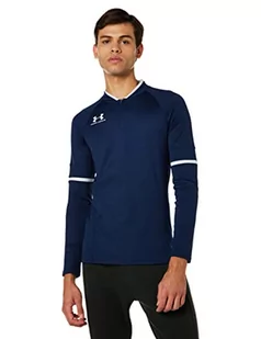 Under Armour Męska bluza sportowa Challenger Iii Midlayer, niezbędna odzież sportowa NIEBIESKI S - Koszulki męskie - miniaturka - grafika 1