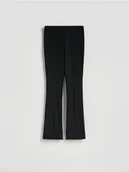 Spodnie damskie - Reserved - Legginsy z rozcięciami - czarny - miniaturka - grafika 1