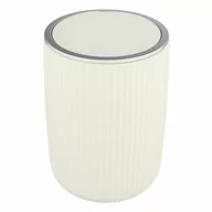 Kosze na śmieci - Kremowy kosz na śmieci Wenko Agropoli 5,5 l - miniaturka - grafika 1
