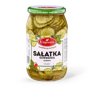 Sałatka szwedzka słodka 850g Urbanek - Pasztet i przetwory mięsne - miniaturka - grafika 1