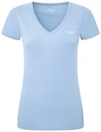 Koszulki i topy damskie - Pepe Jeans Koszulka damska Corine, niebieski (stalowy niebieski), XS - miniaturka - grafika 1
