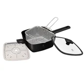 Patelnie - Patelnia głęboka z koszykiem, wkładką parową i pokrywką BerlingerHaus BH-8279 Monaco BH- 8279 - miniaturka - grafika 1