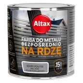 Emalie - ALTAX Farba do metalu 250 ml szary połysk - miniaturka - grafika 1