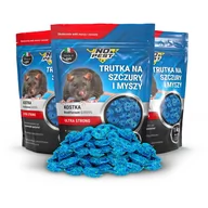Zwalczanie i odstraszanie szkodników - Trutka Na Szczury I Myszy 3Kg No Pest Kostka Brodifakum Substancja Trucizna Środek Na Myszy Szczury Gryzonie - miniaturka - grafika 1