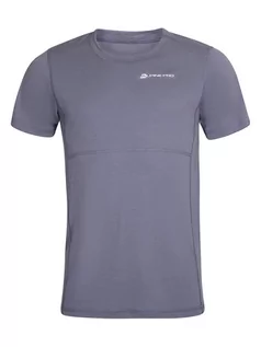 Koszulki sportowe męskie - Alpine Pro Koszulka funkcyjna "Hur" w kolorze szarym - grafika 1