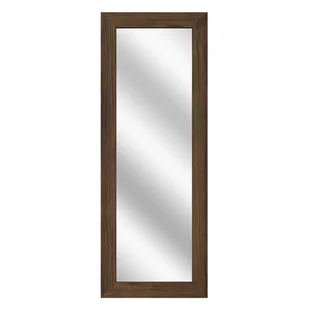 Lustro Hygge ciemny brąz 56 x 148 cm - Lustra - miniaturka - grafika 1