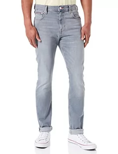 Tommy Hilfiger Męskie spodnie Tapered Houston STR Pine Grey, Pine Grey, 38W / 30L - Spodenki męskie - miniaturka - grafika 1