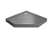 Brodziki prysznicowe - Radaway Doros PT Compact Brodzik pięciokątny 80x80 cm stone antracytowy SDRPT8080-05-64S - miniaturka - grafika 1