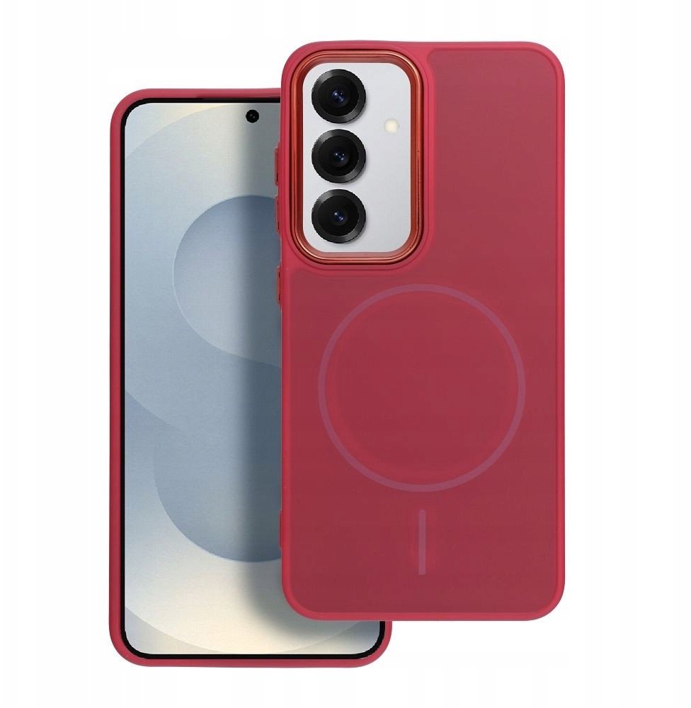 Futerał FRAME MAG COVER kompatybilny z MagSafe do SAMSUNG A55 magenta