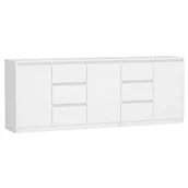 Komody - Biała długa komoda 200 cm S3-S94 - miniaturka - grafika 1