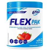 Suplementy naturalne - Suplement na stawy 6Pak Flex Pak 400g Jar strawberry (5902811814676) - miniaturka - grafika 1