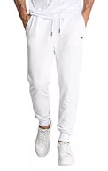 Spodnie męskie - Gianni Kavanagh White Essential Scorpio Joggers Spodnie męskie, Biały, M - miniaturka - grafika 1
