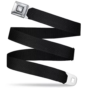 Buckle-Down Unisex Seatbelt Starburst Black Regular Belt, czarny, szerokość 1,5 - pasuje do spodni w rozmiarze 24-38 US, czarny - Moda i Uroda OUTLET - miniaturka - grafika 1