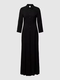Sukienki - Długa sukienka z listwą guzikową model ‘SAVANNA’ - grafika 1