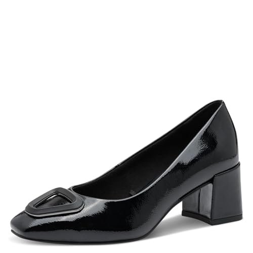 MARCO TOZZI Pumps 2-22425-45, damskie czółenka, czarny patent, 40 EU, Czarny patent, 40 EU