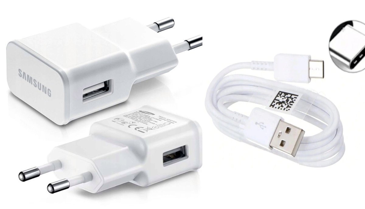 ŁADOWARKA SIECIOWA SAMSUNG FAST CHARGE SZYBKIE ŁADOWANIE 15W + KABEL USB C