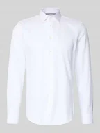 Koszule męskie - Koszula biznesowa o kroju slim fit z listwą guzikową - miniaturka - grafika 1