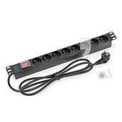 Listwy zasilające - Triton Listwa zasilająca 19" RAB-PD-X03-A1 8 w standardzie ČSN, max. - miniaturka - grafika 1