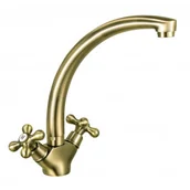 Baterie kuchenne - FERRO BAI4BR ANTICA bateria zlewozmywakowa stojąca, stary brąz - miniaturka - grafika 1