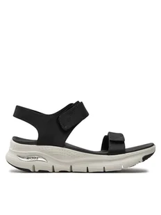 Skechers Sandały Arch Fit-Touristy 119247/BLK Czarny - Sandały damskie - miniaturka - grafika 1
