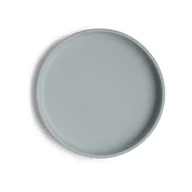 Miseczki i talerzyki dla dzieci - Mushie Silikonowy Talerzyk z Przyssawką Classic Stone - miniaturka - grafika 1