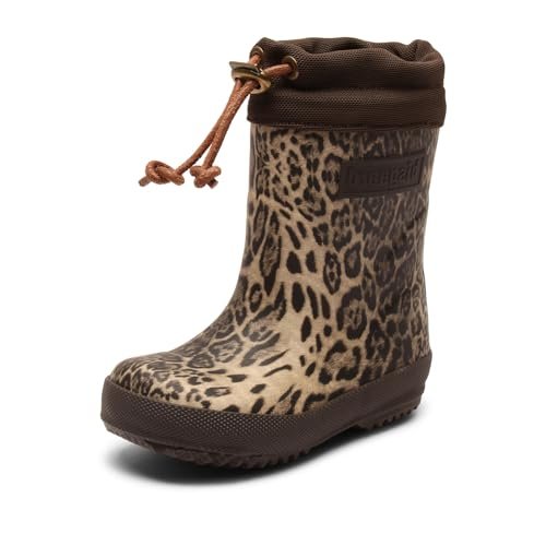 Bisgaard damskie kalosze termiczne, Braun Leopard 62, 36 EU