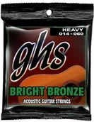 Struny gitarowe  - GHS BRIGHT BRONZE zestaw strun do gitary akustycznej - BB50H - ciężki - 014/060 GHSBB50 - miniaturka - grafika 1