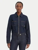 Kurtki damskie - Guess Kurtka jeansowa W6RN76 D6881 Granatowy Regular Fit - miniaturka - grafika 1